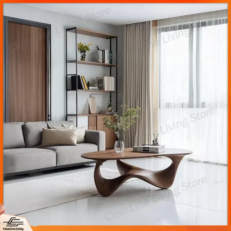 طاولة قهوة عصرية من الخشب الصل - مراجعة Sustainable Living Design وسعره